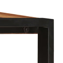 vidaXL tömör akácfából étkezőasztal 160 x 80 x 75 cm