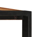 vidaXL tömör akácfából étkezőasztal 160 x 80 x 75 cm