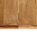 vidaXL tömör akácfából étkezőasztal 160 x 80 x 75 cm
