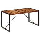 vidaXL tömör akácfából étkezőasztal 160 x 80 x 75 cm