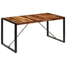 vidaXL tömör akácfából étkezőasztal 160 x 80 x 75 cm