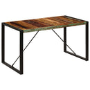 vidaXL tömör újrahasznosított fa étkezőasztal 140 x 70 x 75 cm