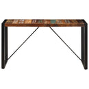 vidaXL tömör újrahasznosított fa étkezőasztal 140 x 70 x 75 cm
