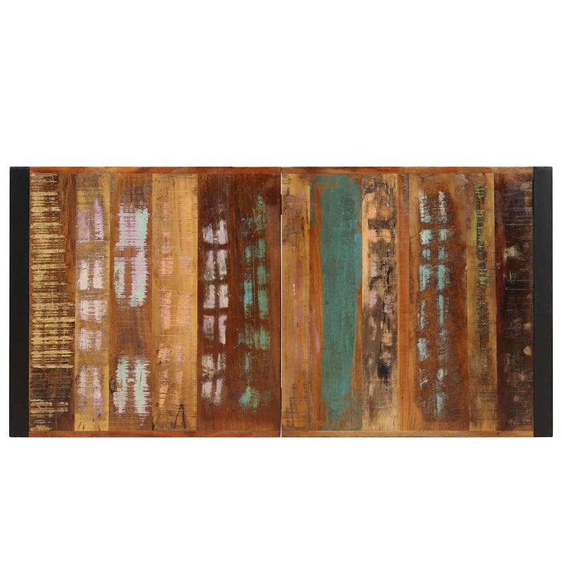 vidaXL tömör újrahasznosított fa étkezőasztal 140 x 70 x 75 cm