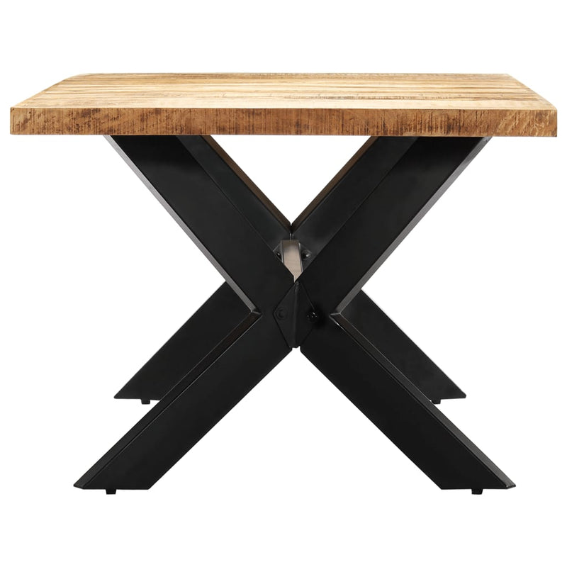 vidaXL tömör mangófa étkezőasztal 200 x 100 x 75 cm