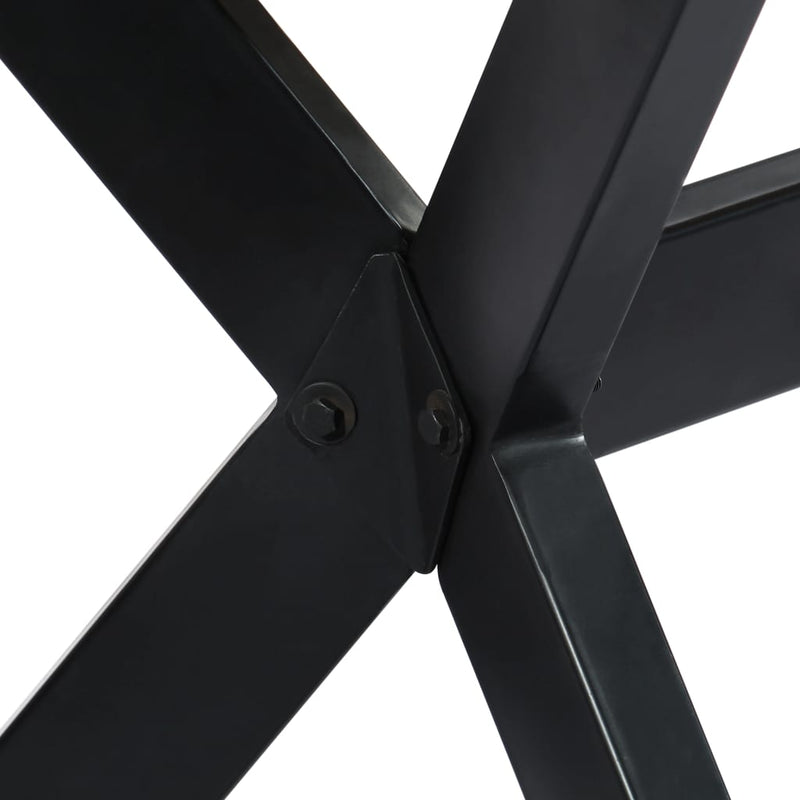 vidaXL tömör mangófa étkezőasztal 200 x 100 x 75 cm