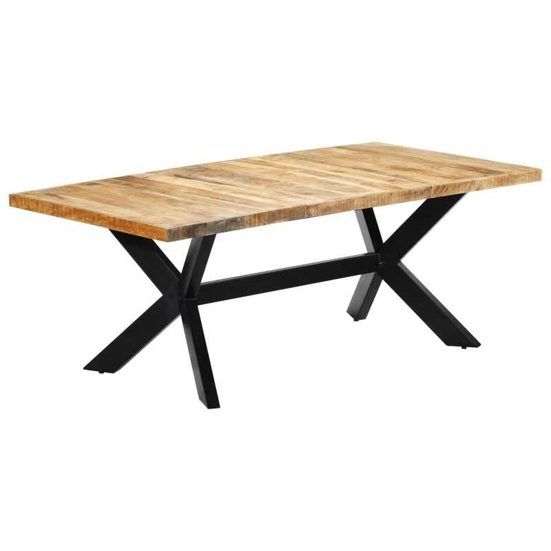 vidaXL tömör mangófa étkezőasztal 200 x 100 x 75 cm