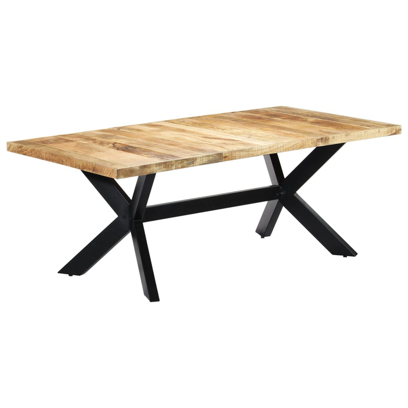 vidaXL tömör mangófa étkezőasztal 200 x 100 x 75 cm