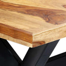 vidaXL tömör akácfából étkezőasztal 180 x 90 x 75 cm