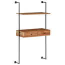 vidaXL tömör akácfa fali pult 90 x 40 x 170 cm