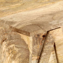 vidaXL tömör mangófa ábécés szekrény 6 fiókkal 120 x 35 x 79 cm