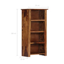 vidaXL tömör fa könyvespolc 50 x 30 x 100 cm
