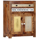 vidaXL tömör akácfából kisszekrény 60 x 30 x 75 cm