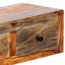 vidaXL tömör akácfából fali tálalóasztal 100 x 25 x 20 cm