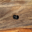 vidaXL tömör akácfából fali tálalóasztal 100 x 25 x 20 cm