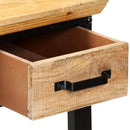 vidaXL tömör mangófa íróasztal 110 x 50 x 76 cm