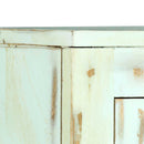 vidaXL világoskék tömör mangófa tálalószekrény 110 x 35 x 70 cm