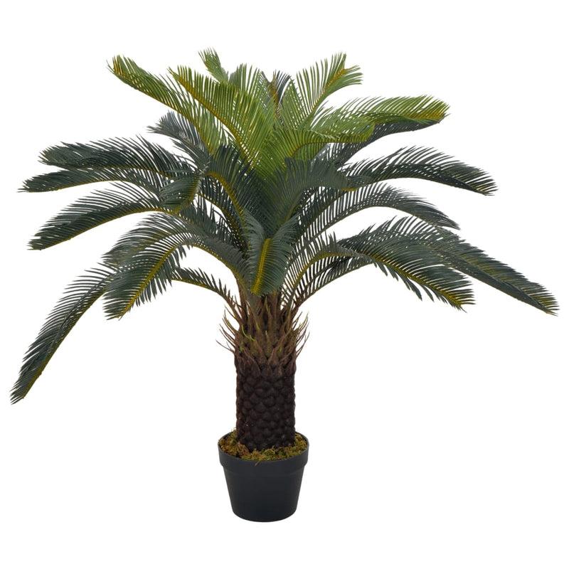 vidaXL zöld, cserepes mű cycas-pálma 90 cm