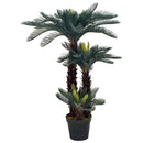 vidaXL zöld, cserepes mű cycas-pálma 125 cm