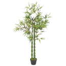 vidaXL zöld, cserepes műbambusz 160 cm