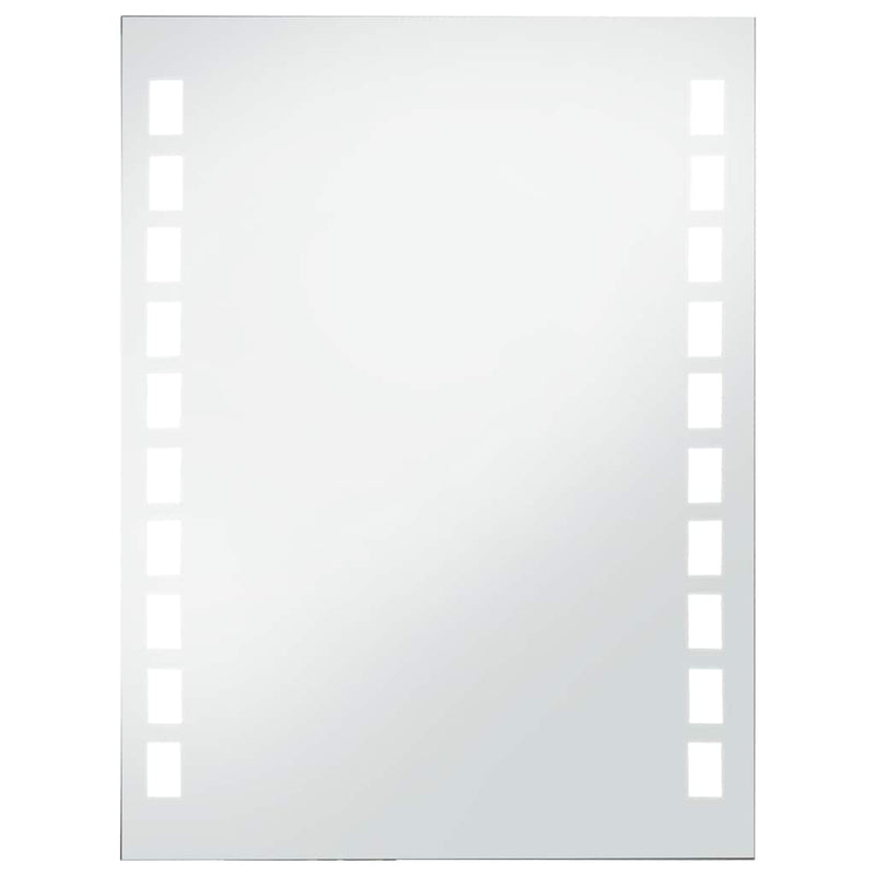vidaXL LED-es fürdőszobai falitükör 60 x 80 cm