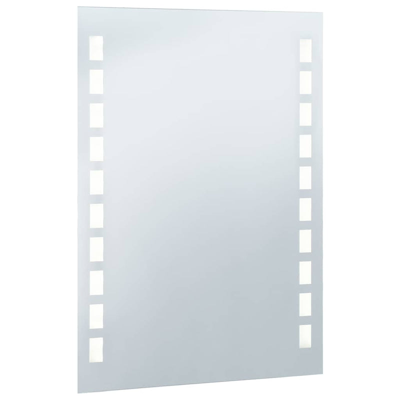 vidaXL LED-es fürdőszobai falitükör 60 x 80 cm