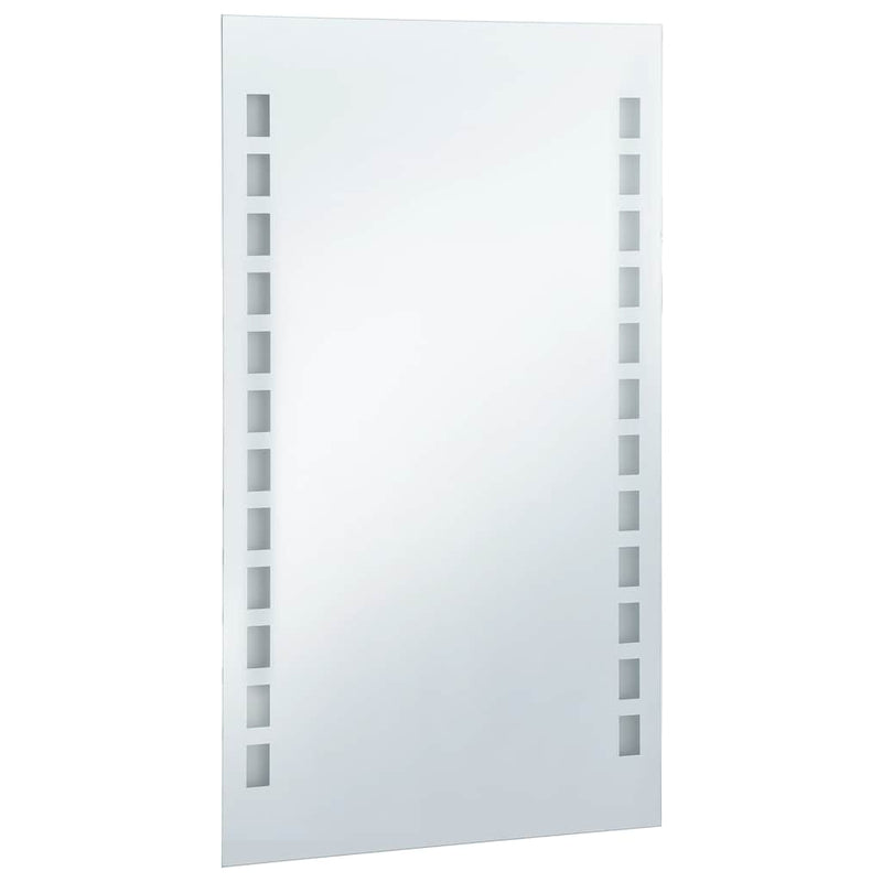 vidaXL LED-es fürdőszobai falitükör 60 x 100 cm