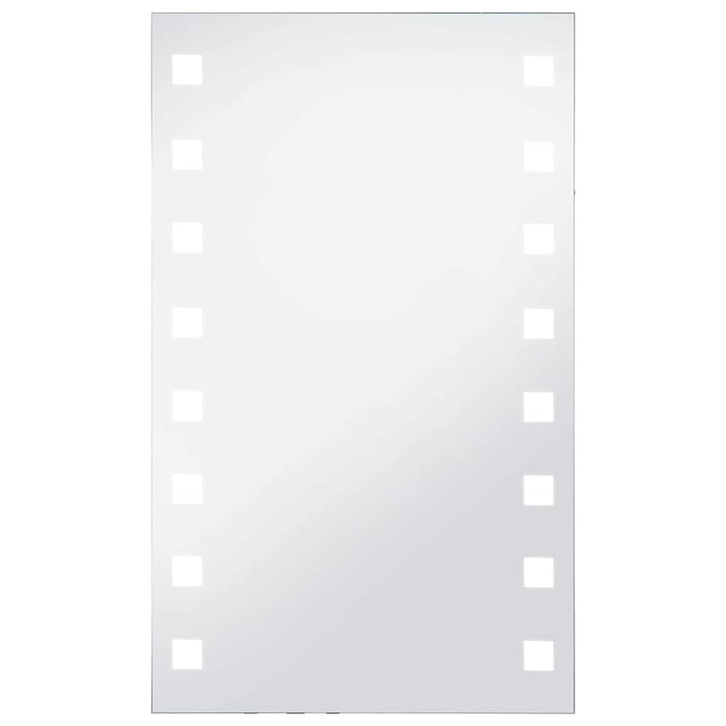vidaXL LED-es fürdőszobai falitükör 60 x 100 cm