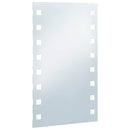 vidaXL LED-es fürdőszobai falitükör 60 x 100 cm