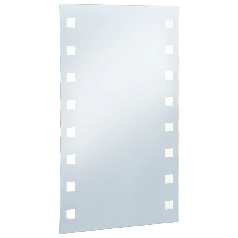 vidaXL LED-es fürdőszobai falitükör 60 x 100 cm