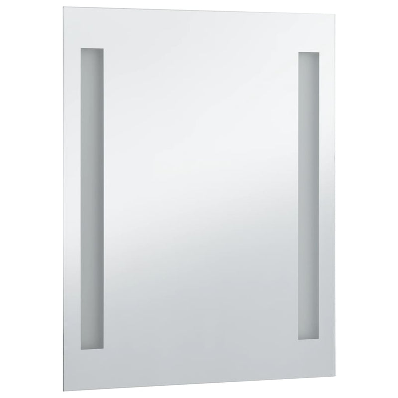 vidaXL LED-es fürdőszobai falitükör 60 x 80 cm