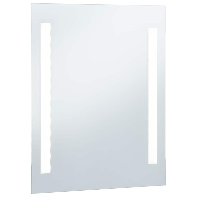 vidaXL LED-es fürdőszobai falitükör 60 x 80 cm
