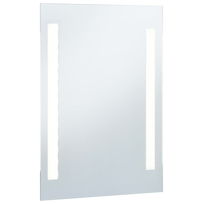 vidaXL LED-es fürdőszobai falitükör 60 x 100 cm