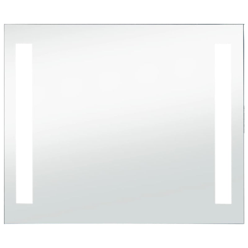 vidaXL LED-es fürdőszobai falitükör 60 x 50 cm