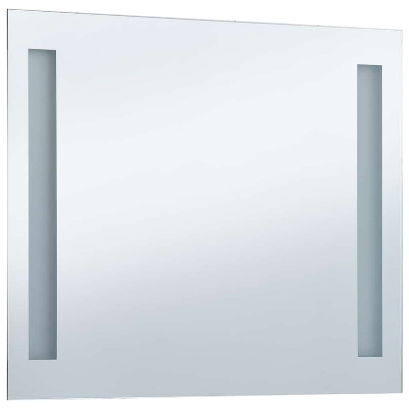 vidaXL LED-es fürdőszobai falitükör 60 x 50 cm