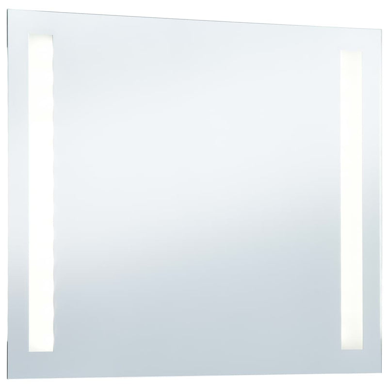 vidaXL LED-es fürdőszobai falitükör 60 x 50 cm