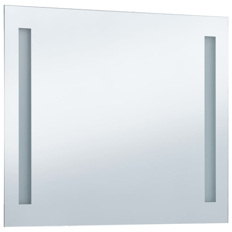 vidaXL LED-es fürdőszobai falitükör 100 x 60 cm
