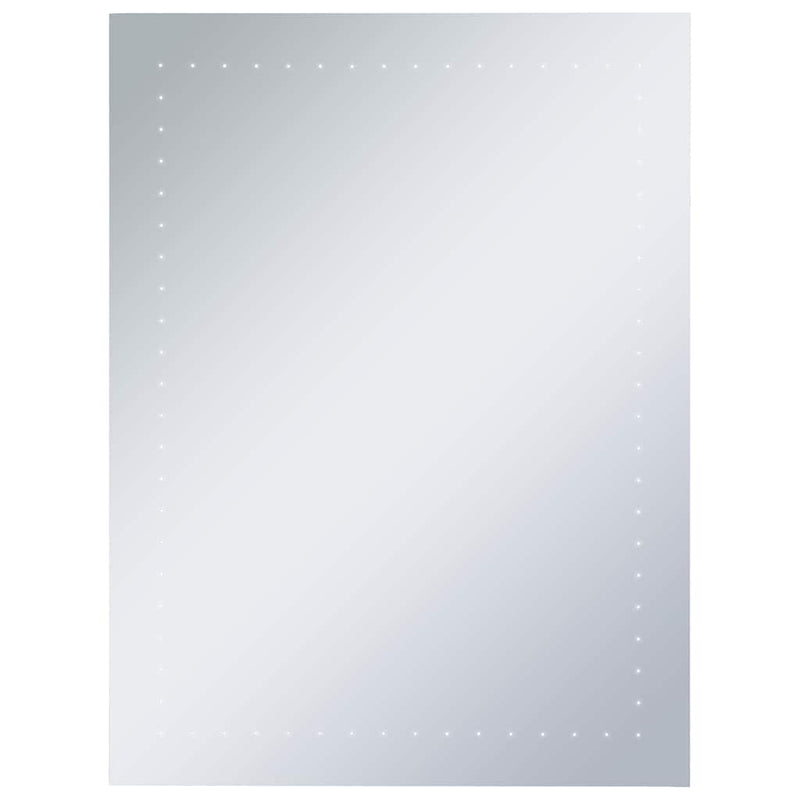 vidaXL LED-es fürdőszobai falitükör 60 x 80 cm