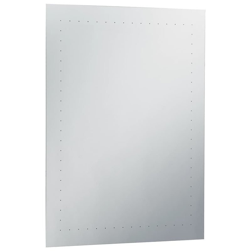vidaXL LED-es fürdőszobai falitükör 60 x 80 cm
