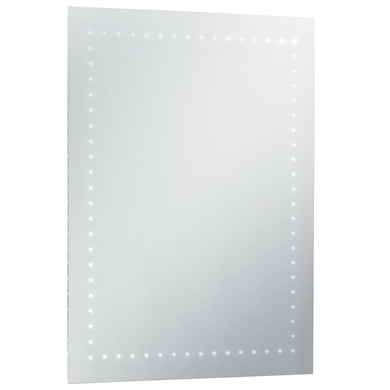 vidaXL LED-es fürdőszobai falitükör 60 x 80 cm