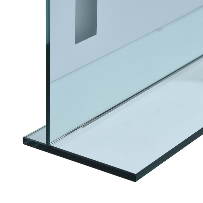 vidaXL LED-es fürdőszobai falitükör polccal 60 x 100 cm