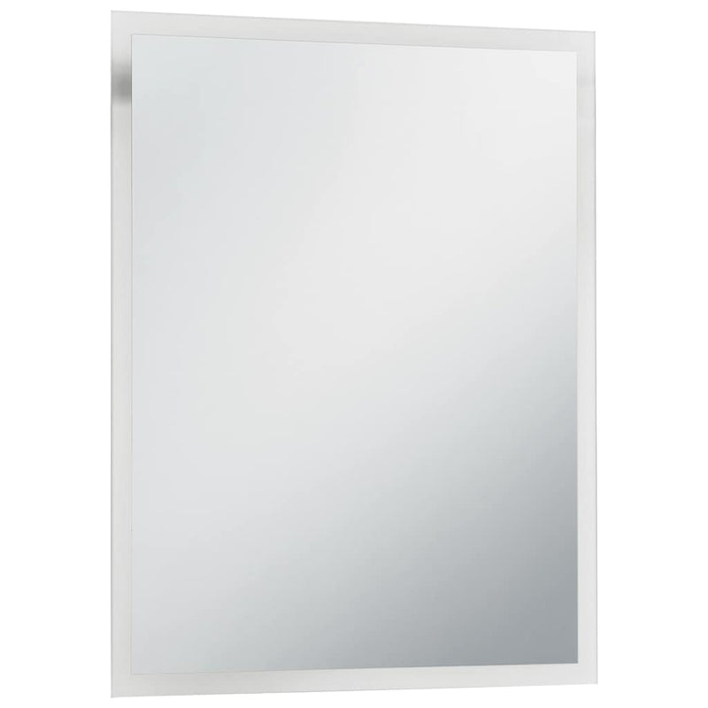 vidaXL LED-es fürdőszobai falitükör 50 x 60 cm