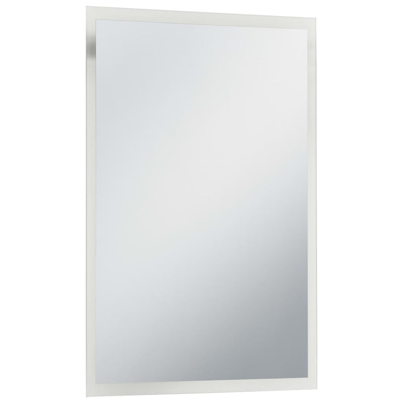 vidaXL LED-es fürdőszobai falitükör 60 x 80 cm