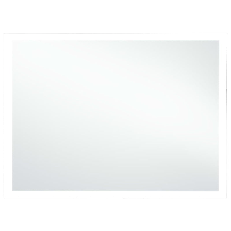 vidaXL LED-es fürdőszobai falitükör 100 x 60 cm