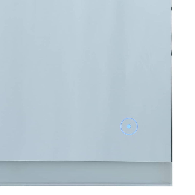 vidaXL LED-es fürdőszobai falitükör érintésérzékelővel 80 x 60 cm