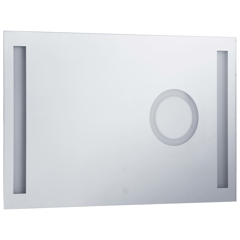 vidaXL LED-es fürdőszobai falitükör érintésérzékelővel 100 x 60 cm
