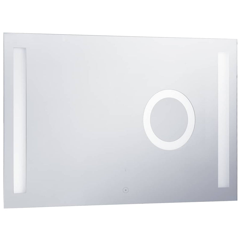 vidaXL LED-es fürdőszobai falitükör érintésérzékelővel 100 x 60 cm