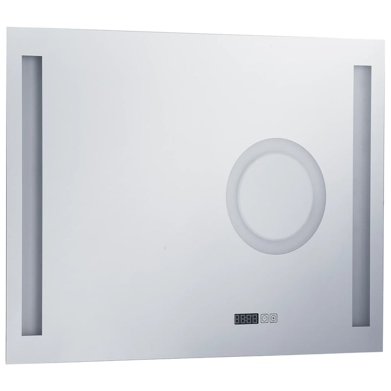 vidaXL LED-es fürdőszobai tükör érintésérzékelővel 80 x 60 cm