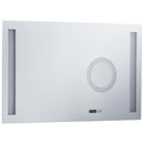 vidaXL LED-es fürdőszobai falitükör érintésérzékelővel 100 x 60 cm