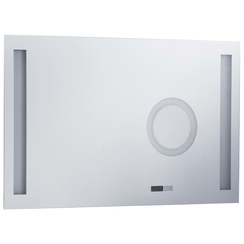 vidaXL LED-es fürdőszobai falitükör érintésérzékelővel 100 x 60 cm